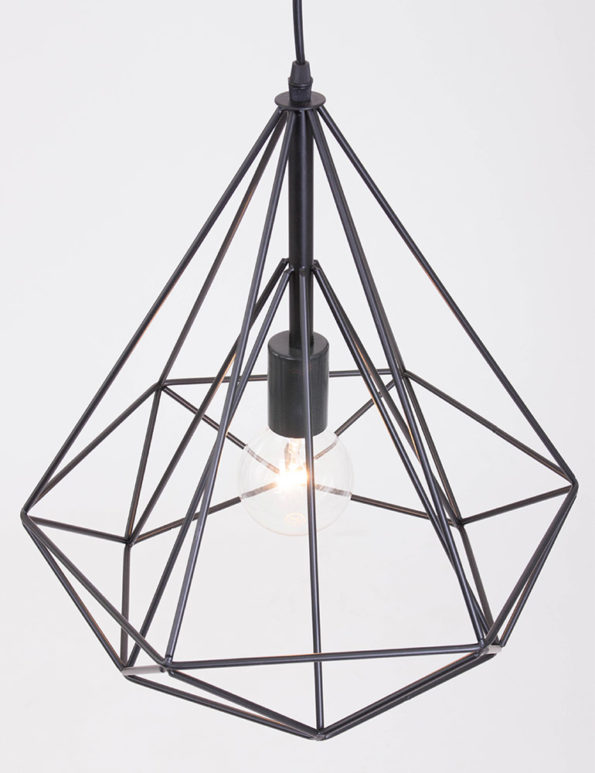 Hängelampe Longo Schwarz Ø 38 cm – Bild 2