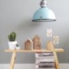 Industrie-Hängeleuchte Core Blau Ø42 cm