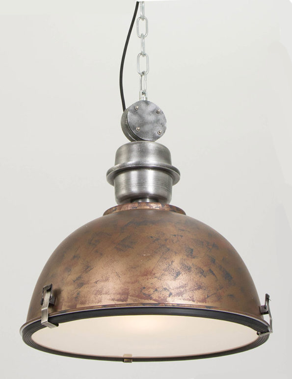 Industrielle Pendelleuchte Bikkel Braun Ø 42 Cm – Bild 4