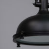 Industrielle Hängeleuchte Elmo Schwarz ø40 cm