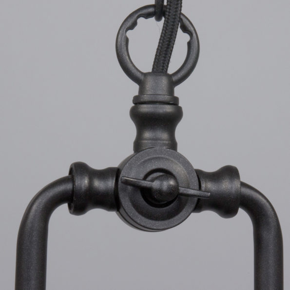 Industrielle Hängeleuchte Elmo Schwarz ø40 cm