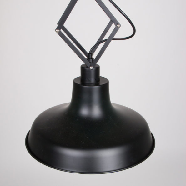 Industrielle Pendelleuchte Flex Schwarz Ø 36 Cm – Bild 3