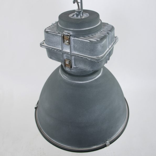 Industrielle Pendelleuchte Densi Grau Ø 47 Cm – Bild 8