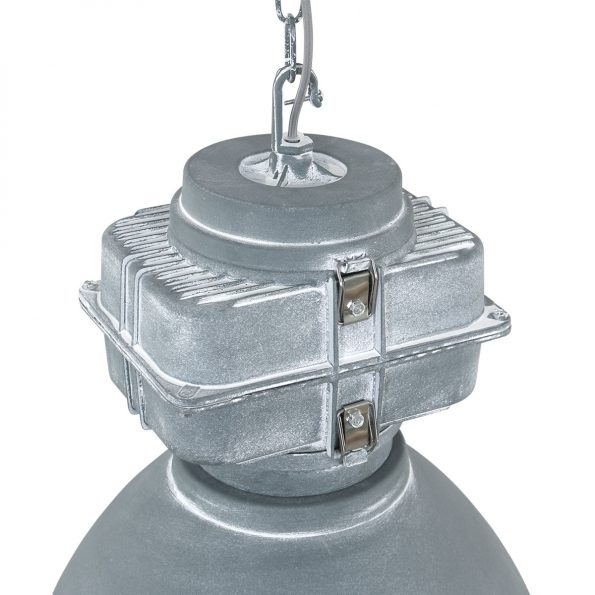 Industrielle Pendelleuchte Densi Grau Ø 47 Cm – Bild 4