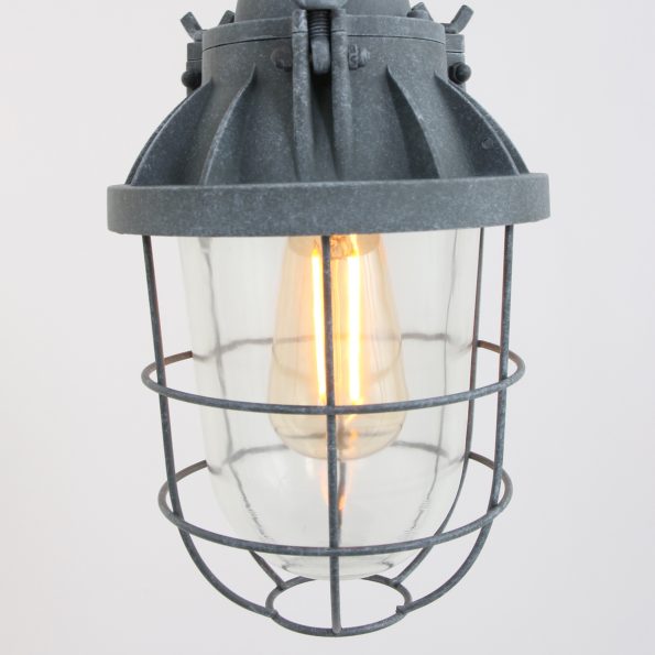 Industrielle Pendelleuchte Ebbe Grau Ø 17 Cm – Bild 4