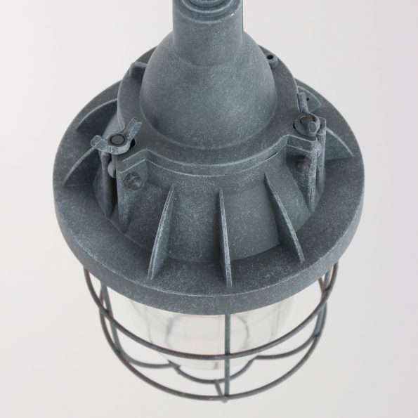 Industrielle Pendelleuchte Ebbe Grau Ø 17 Cm – Bild 8