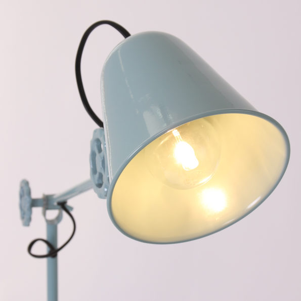 Industrielle Stehlampe Dolphin Grün Ø 28 Cm – Bild 4
