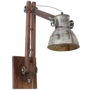 Stalen wandlamp