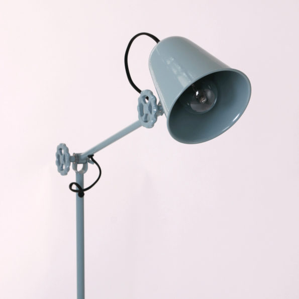 Industrielle Stehlampe Dolphin Grün Ø 28 Cm – Bild 5