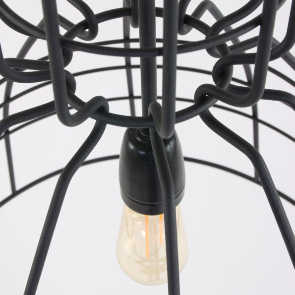Industrielle Pendelleuchte MarkIII Schwarz Ø 48 Cm – Bild 2