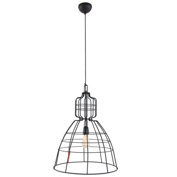 Industrielle Pendelleuchte MarkIII Schwarz Ø 48 Cm – Bild 4