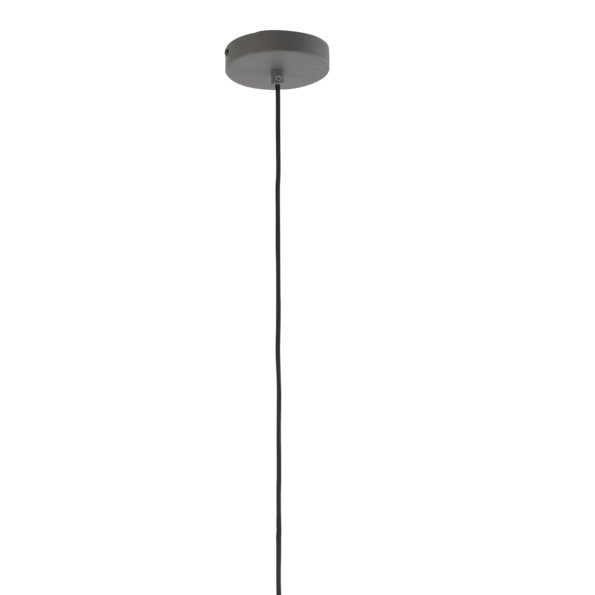 Industrielle Pendelleuchte Metta Grau Ø 40 Cm – Bild 3
