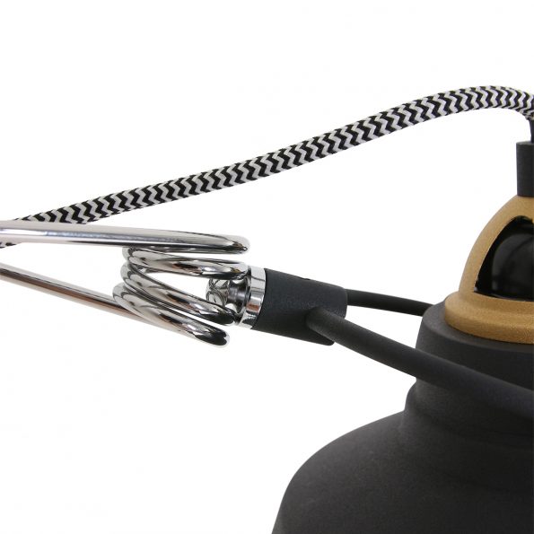 Industrielle Wandleuchte Nove Schwarz Ø 18 Cm – Bild 4