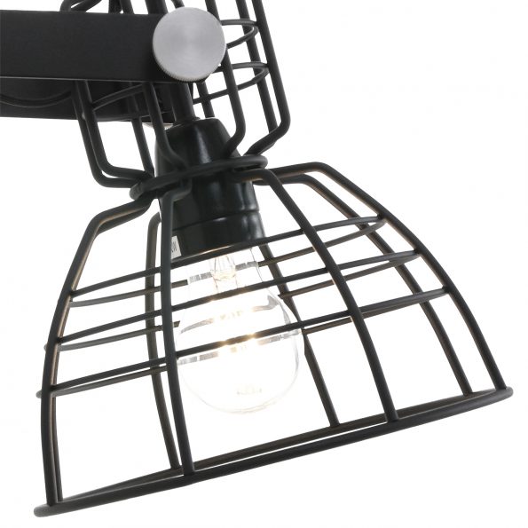 Industrielle Wandleuchte MarkIII Schwarz – Bild 5