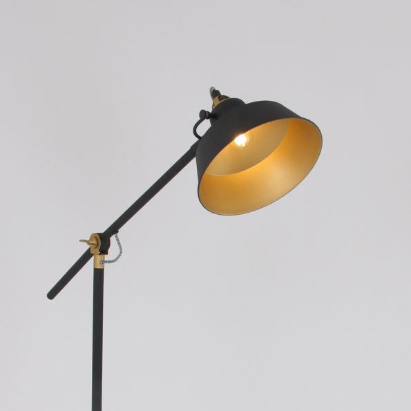Industrielle Stehlampe Nove Schwarz Ø 28 Cm – Bild 8