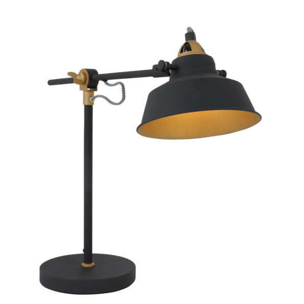 Industrielle Tischlampe Nove Schwarz Ø 18 Cm – Bild 9