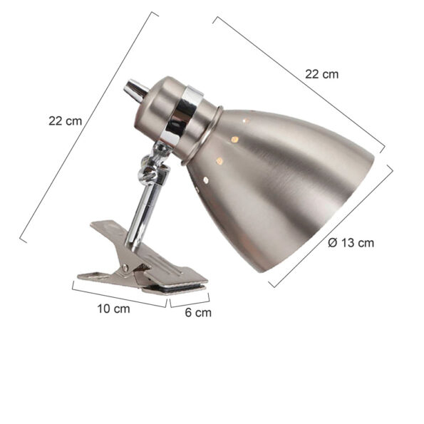 Industrielle Wandleuchte Spring Stahl Ø 13 Cm – Bild 7