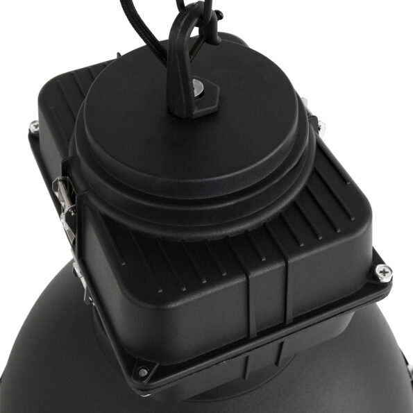 Industrielle Pendelleuchte Densi Schwarz Ø 38 Cm – Bild 3