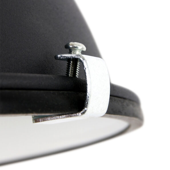 Industrielle Pendelleuchte Densi Schwarz Ø 38 Cm – Bild 4