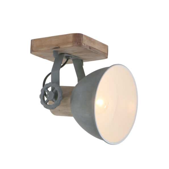 Industrielle Spot Gearwood Grau – Bild 2