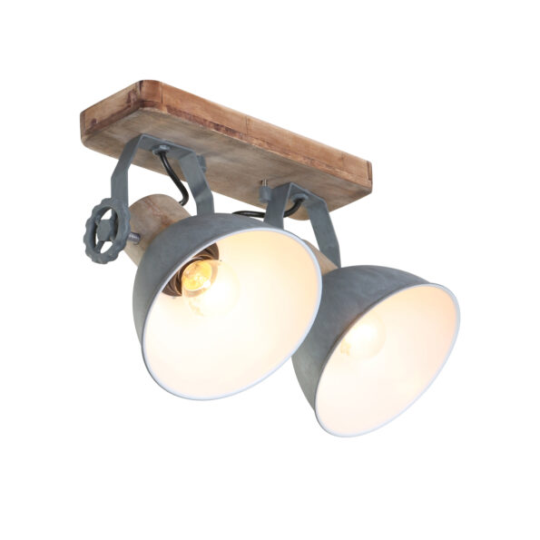 Industrielle Spot Gearwood Grau – Bild 2