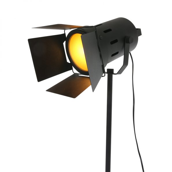 Industrielle Stehlampe Carree Schwarz Ø 45 Cm – Bild 4