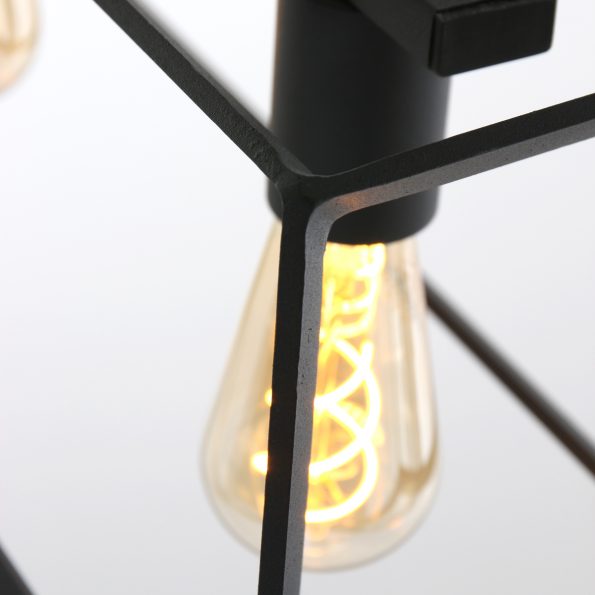 Industrielle Pendelleuchte Buckley Schwarz – Bild 6