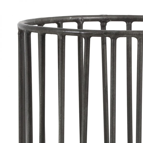Industriell Tischlampe Jorim Schwarz Grau – Bild 3