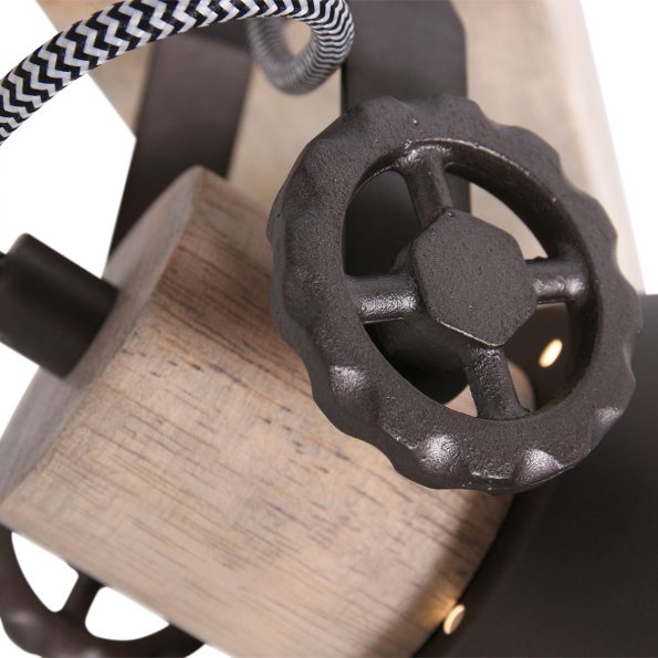 Industrielle Spot Gearwood Anthrazit – Bild 5