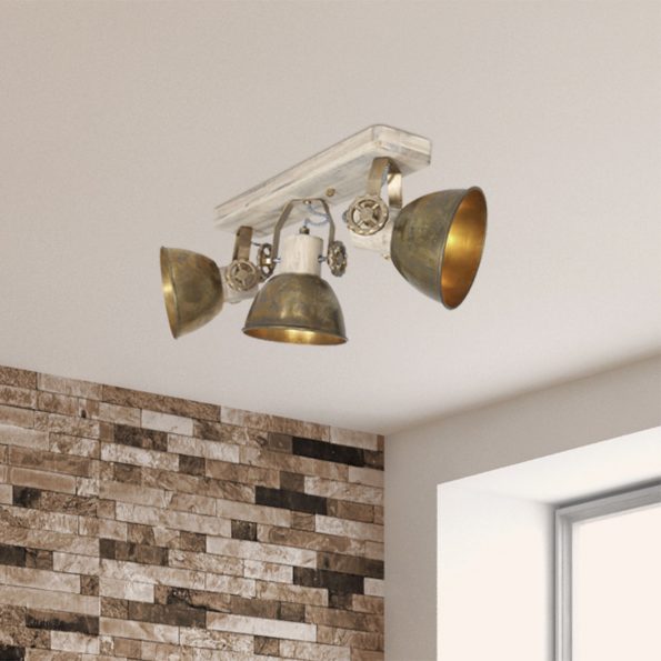 Industrielle Spot Gearwood Bronze – Bild 3