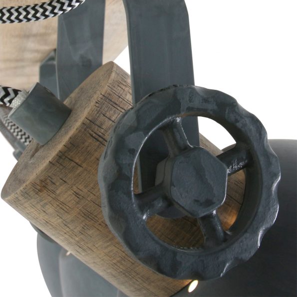 Industrielle Spot Gearwood Grau – Bild 2
