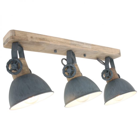 Industrielle Spot Gearwood Grau