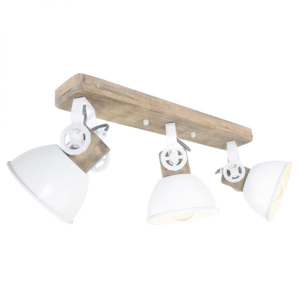 Industrielle Spot Gearwood Weiß – Bild 2