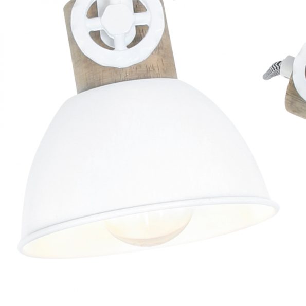 Industrielle Spot Gearwood Weiß – Bild 5