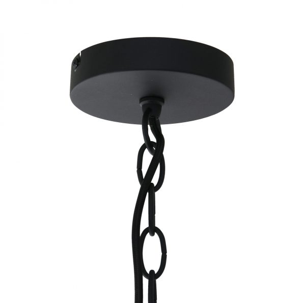 Industrielle Pendelleuchte Semicirkel Schwarz Ø 50 Cm – Bild 4