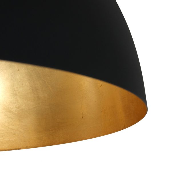 Industrielle Pendelleuchte Semicirkel Schwarz Ø 50 Cm – Bild 5