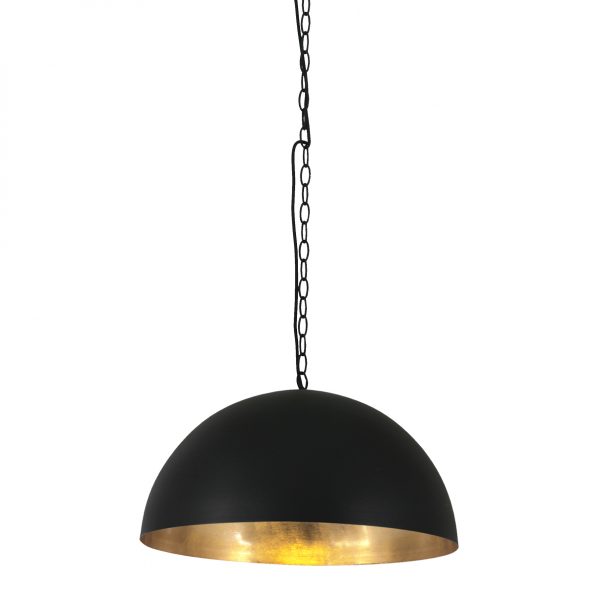Industrielle Pendelleuchte Semicirkel Schwarz Ø 50 Cm