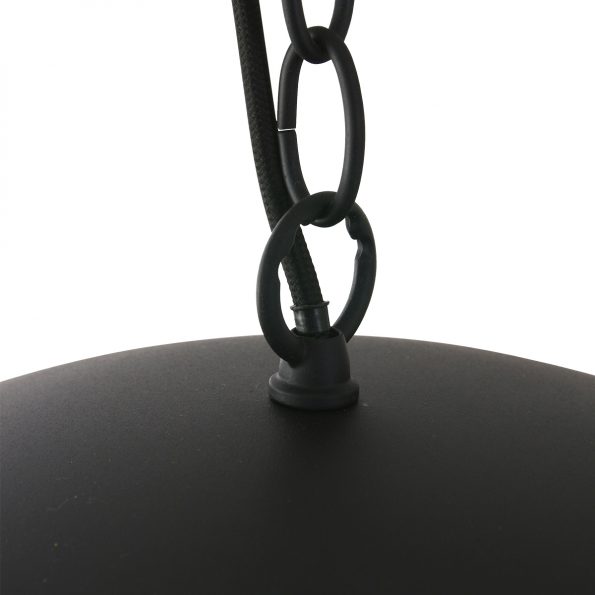 Industrielle Pendelleuchte Semicirkel Schwarz Ø 50 Cm – Bild 6