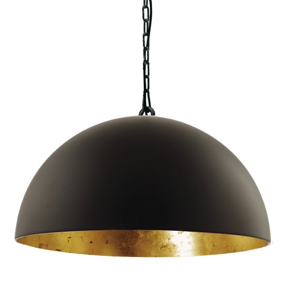 Industrielle Pendelleuchte Semicirkel Schwarz – Bild 2