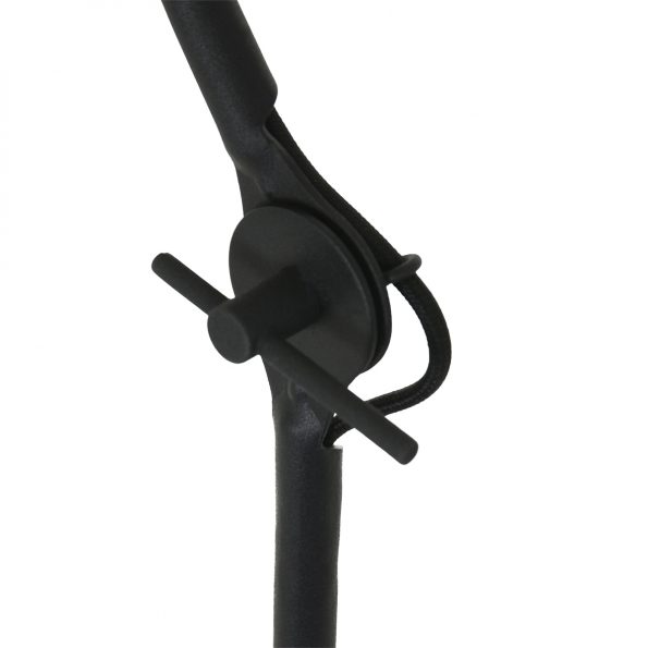 Industrielle Stehlampe Kasket Schwarz Ø 30 Cm – Bild 5