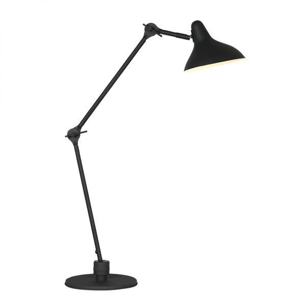 Industrielle Tischlampe Kasket Schwarz Ø 30 Cm