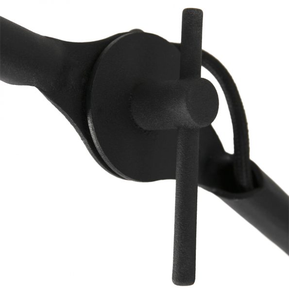 Industrielle Wandleuchte Kasket Schwarz – Bild 3