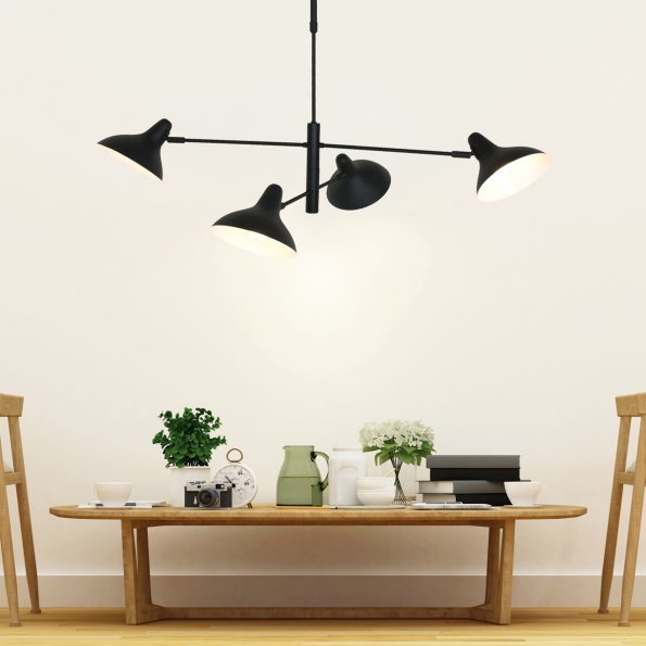 Industrielle Pendelleuchte Kasket Schwarz Ø 100 Cm – Bild 3