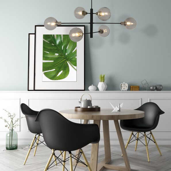 Industrielle Pendelleuchte Constellation Schwarz Ø 105 Cm – Bild 3