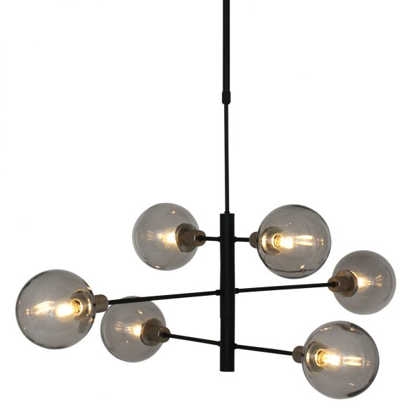 Industrielle Pendelleuchte Constellation Schwarz Ø 105 Cm
