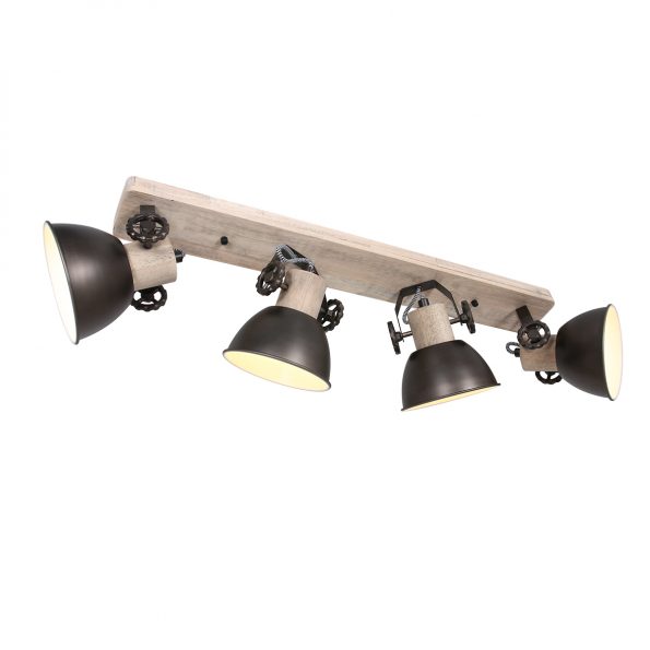 Industrielle Spot Gearwood Anthrazit – Bild 2