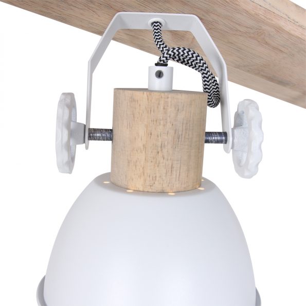 Industrielle Spot Gearwood Weiß – Bild 5