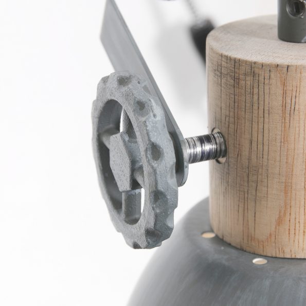 Industrielle Spot Gearwood Grau – Bild 3
