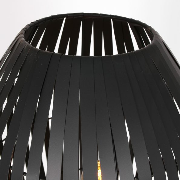 Industriell Stehlampe Kyomi  Schwarz – Bild 3