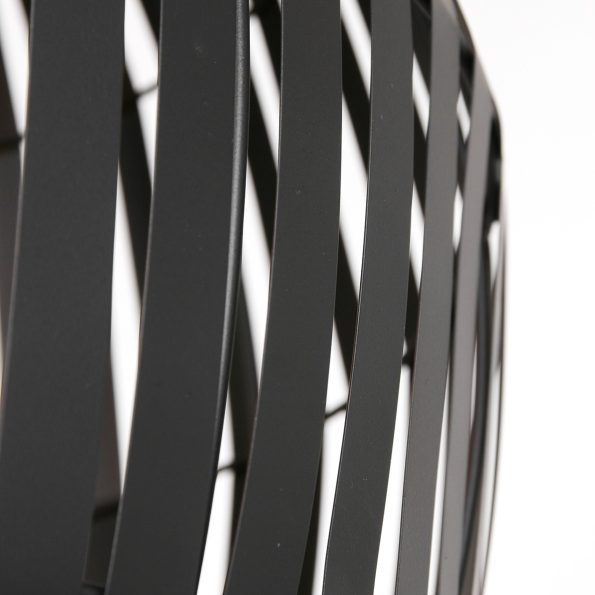 Industriell Stehlampe Kyomi  Schwarz – Bild 4
